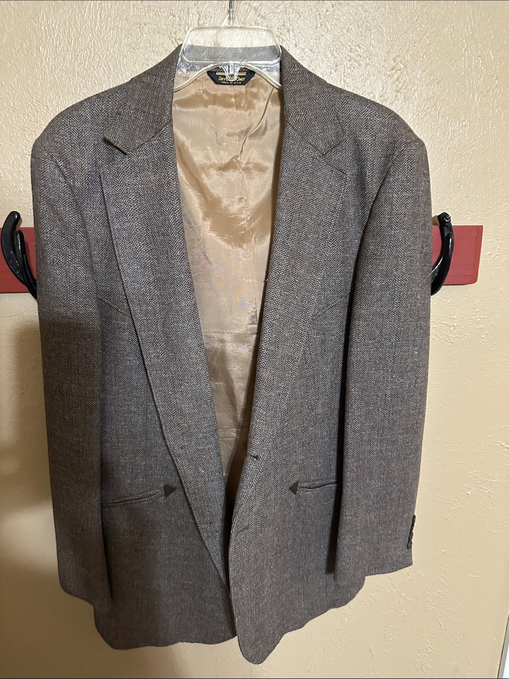 Panhandle Slim Brown Herringbone Sport Coat